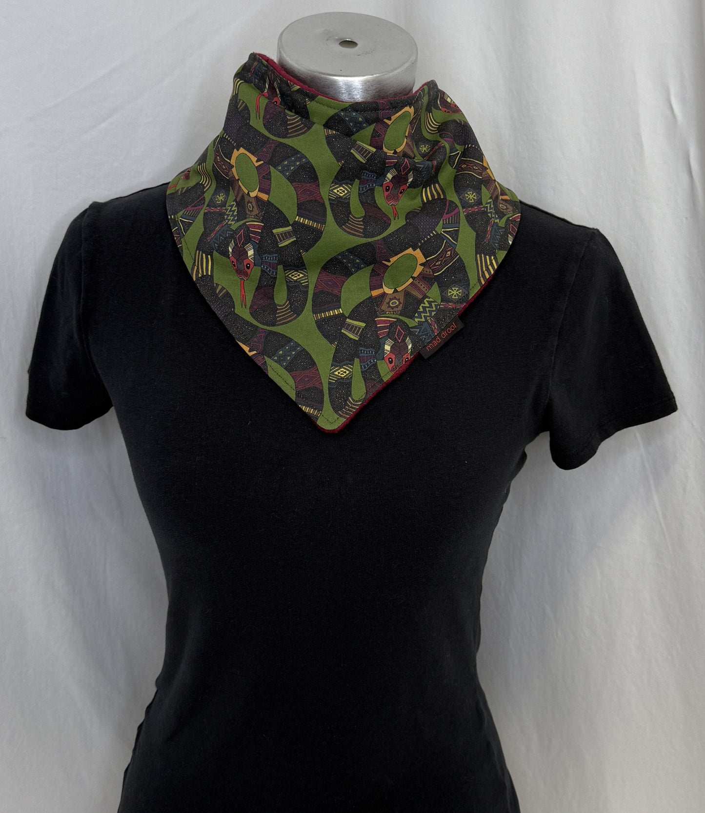 Mad Drool™ Spooky Halloween Triangle Reversible Absorbent Bandana- SALE!