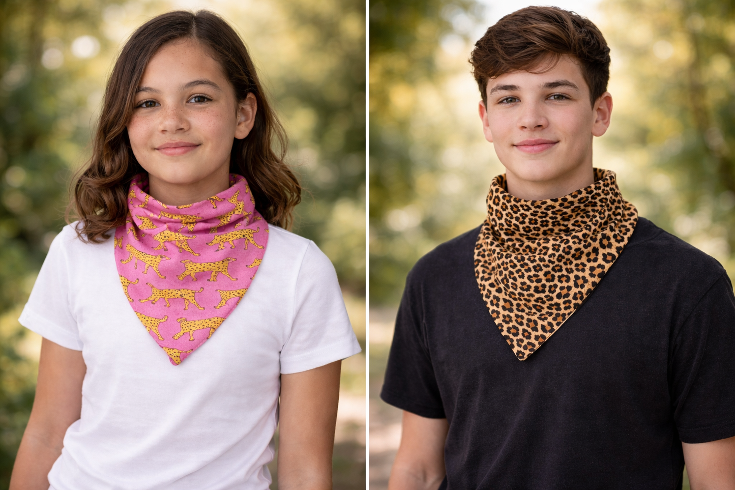 Mad Drool™ Absorbent Bandanas- Safari Collection