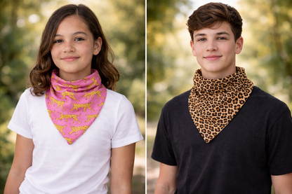 Mad Drool™ Absorbent Bandanas- Safari Collection