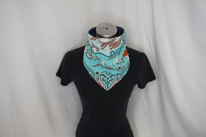 Triangle Absorbent Bandana with Snaps (many prints available!)