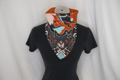 Triangle Absorbent Bandana with Snaps (many prints available!)