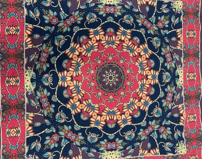 "The Jessica" Square Absorbent Bandana - Mandala Print