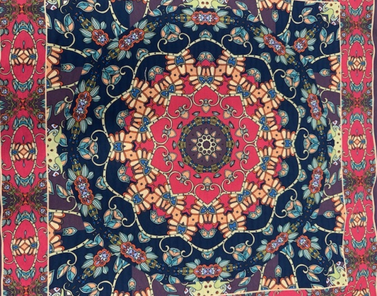 "The Jessica" Square Absorbent Bandana - Mandala Print