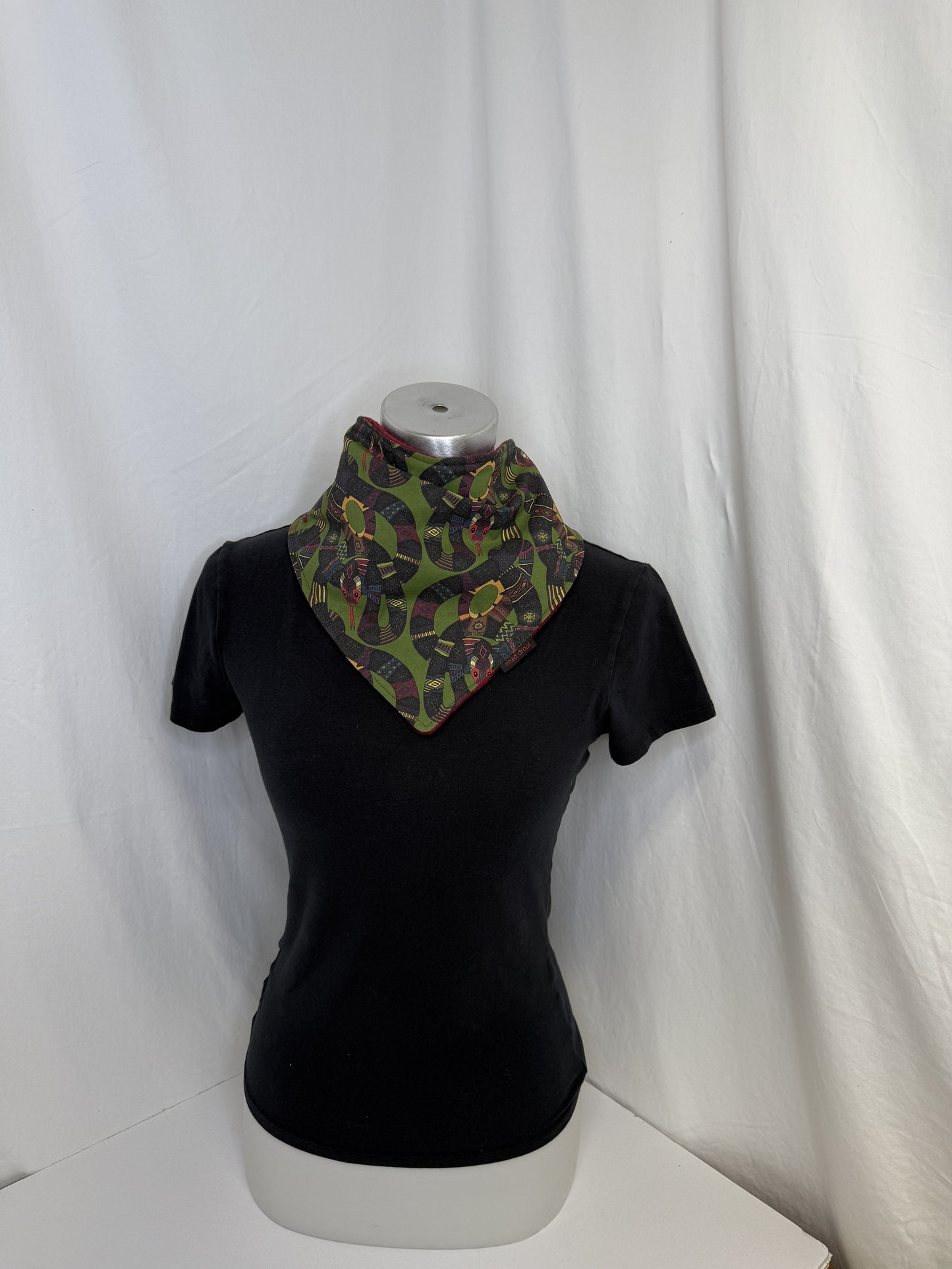 Triangle Absorbent Bandana with Snaps (many prints available!)