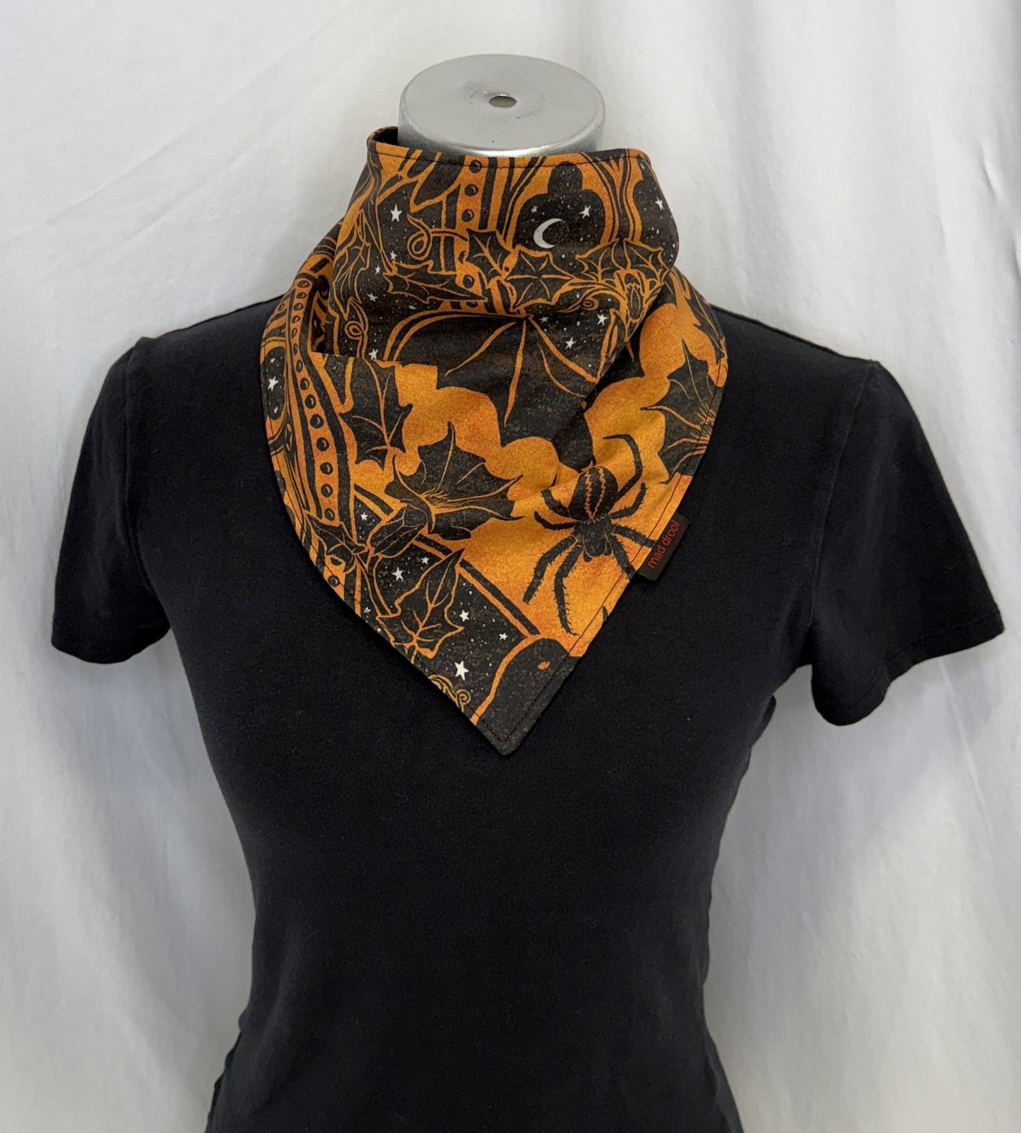 Mad Drool™ Spooky Halloween Triangle Reversible Absorbent Bandana- SALE!